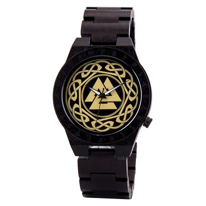 BOBO BIRD Montres en bois Relogio Masculino Montre pour hommes Symbole guerriers vikings Relojes Para Hombre часы мужские Logo personnalisé