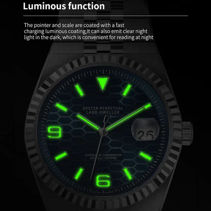 PINDU NH35A Automatic Mechanical Sapphire Watch 100M