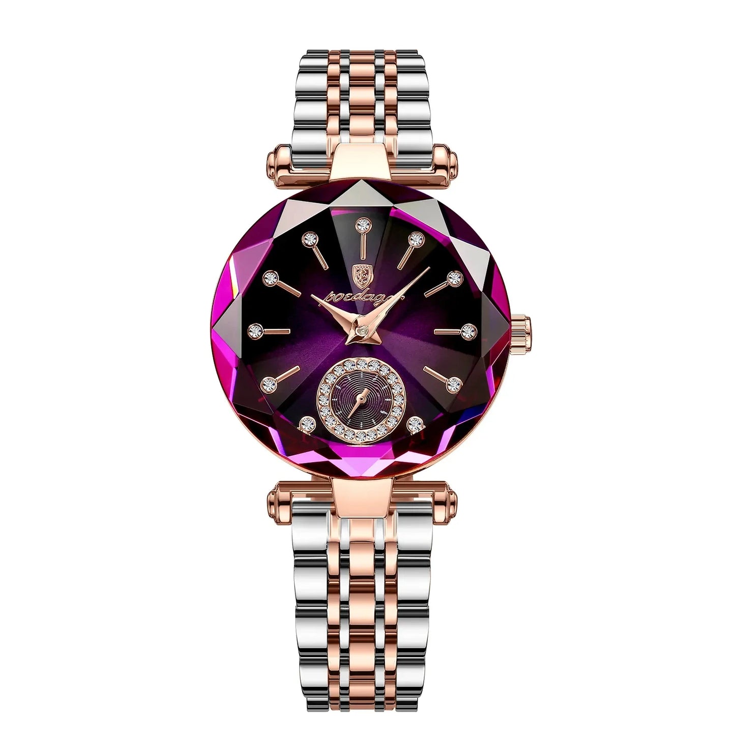 POEDAGAR Luxury Elegant Ladies Wristwatch Waterproof Stainless Steel Quartz Watches For Woman Simple Casual Dress Women's Watch