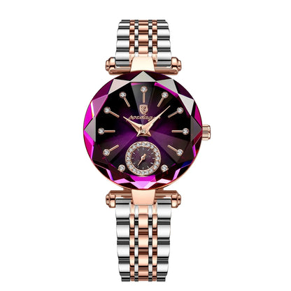 POEDAGAR Luxury Elegant Ladies Wristwatch Waterproof Stainless Steel Quartz Watches For Woman Simple Casual Dress Women's Watch