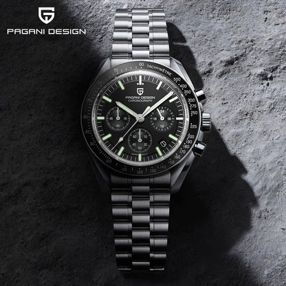 PAGANI DESIGN 2026 Nouvelles Montres Homme Montre de Luxe à Quartz Pour Homme Chronographe Rapide à Date Automatique Bracelet Saphir AR
