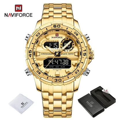 NAVIFORCE NF9234 Analog Digital Dual Time Watch