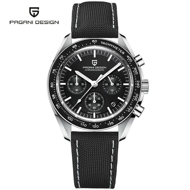 PAGANI DESIGN 2026 Nouvelle V5 PD1701 Montres Homme Luxe Montre à Quartz Homme Sport Vitesse Chronographe Verre Saphir AR Étanche 100M