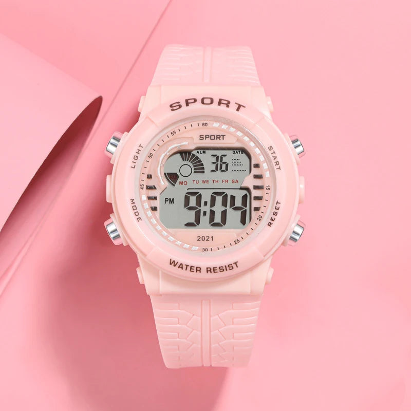 Montre numérique LED ChronoState Sport – Étanche 30M | Alarme Chronomètre Montre-bracelet électronique