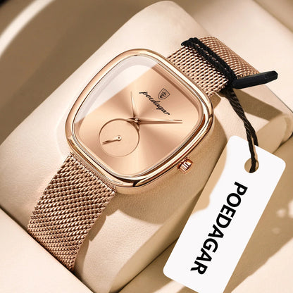 ChronoState Luna Mesh Elegant Quartz Watch for Women