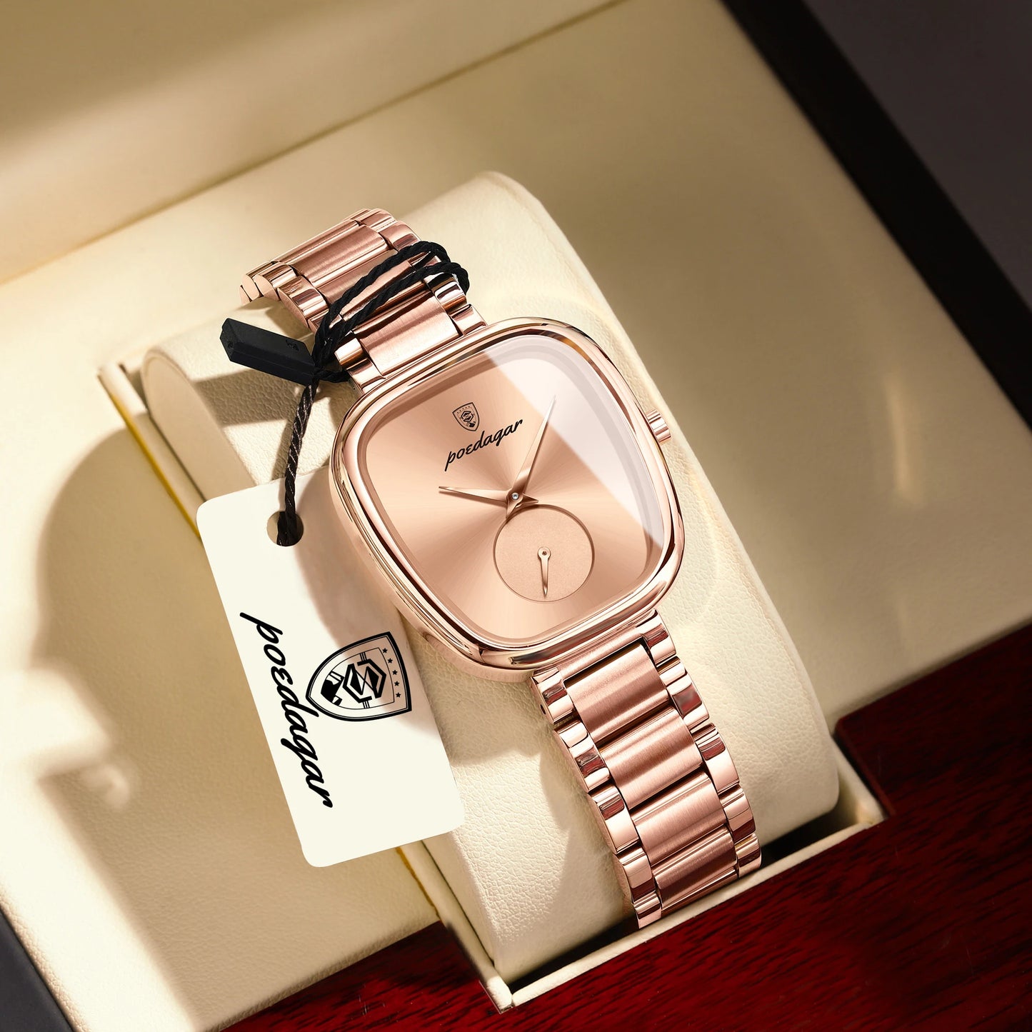 POEDAGAR Elegant Luxury Watch For Woman Waterproof Stainless Steel Women's Quartz Watches Simple High Quality Ladies Wristwatch