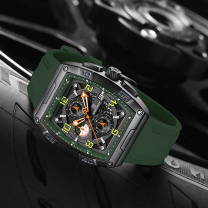 NAVIFORCE NF8052 Multi-Function Calendar Large Dial Watch