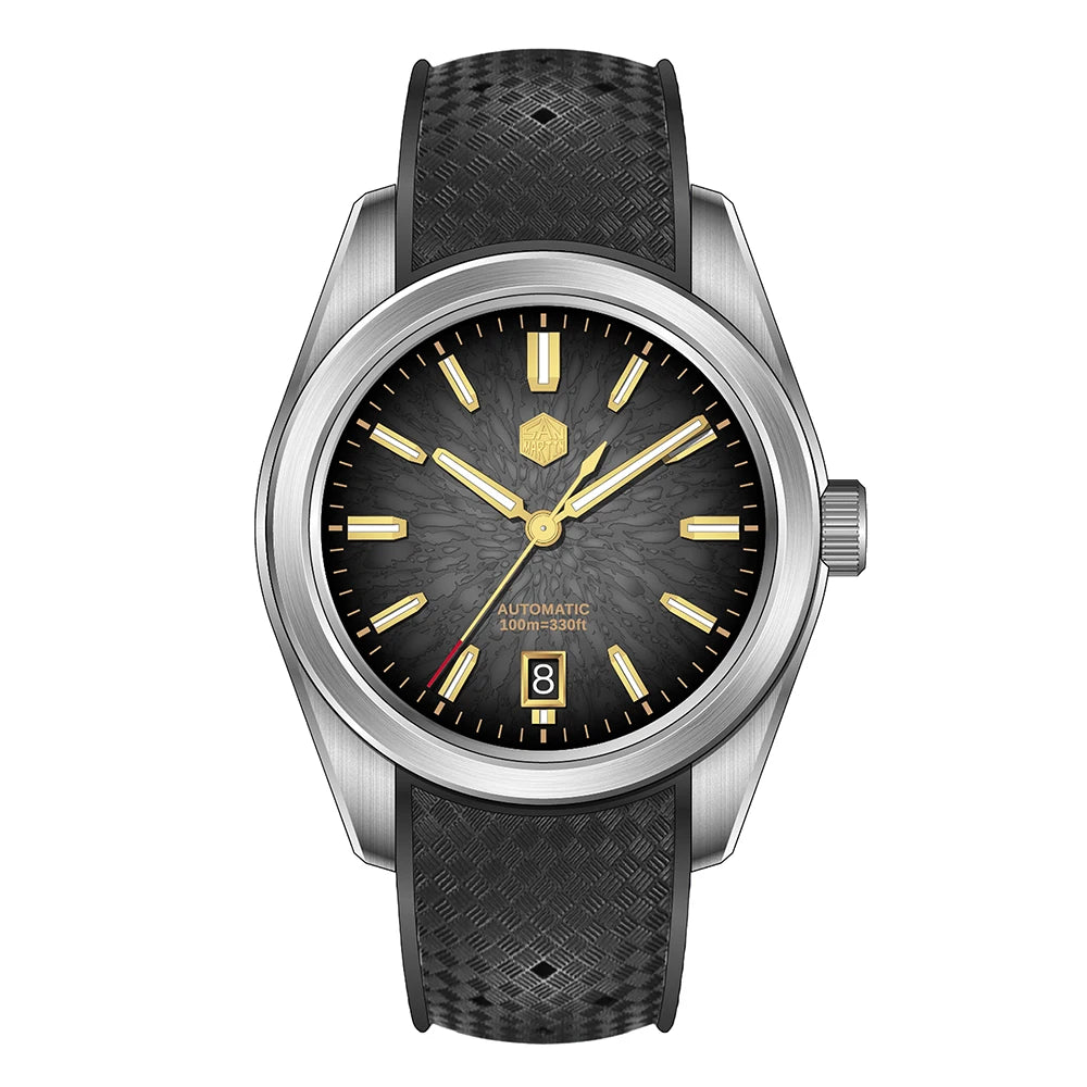 Montre automatique San Martin Men SN0144-GS Cadran JianZhan Montre-bracelet mécanique