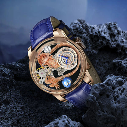 ChronoState Solar Orbit Luxury Astronomical Quartz Watch for Men