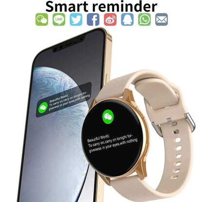 LIGE Nouvelle Montre Connectée 2025 Charge Sans Fil Smartwatch Appels Bluetooth Montres Hommes Femmes Bracelet Connecté Cadran Personnalisé +Boîte
