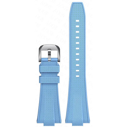 Bracelet de montre de rechange en silicone convexe pour homme Tissot PRX Powermatic 40mm T137.407 T137.410, en caoutchouc à dégagement rapide de 12mm