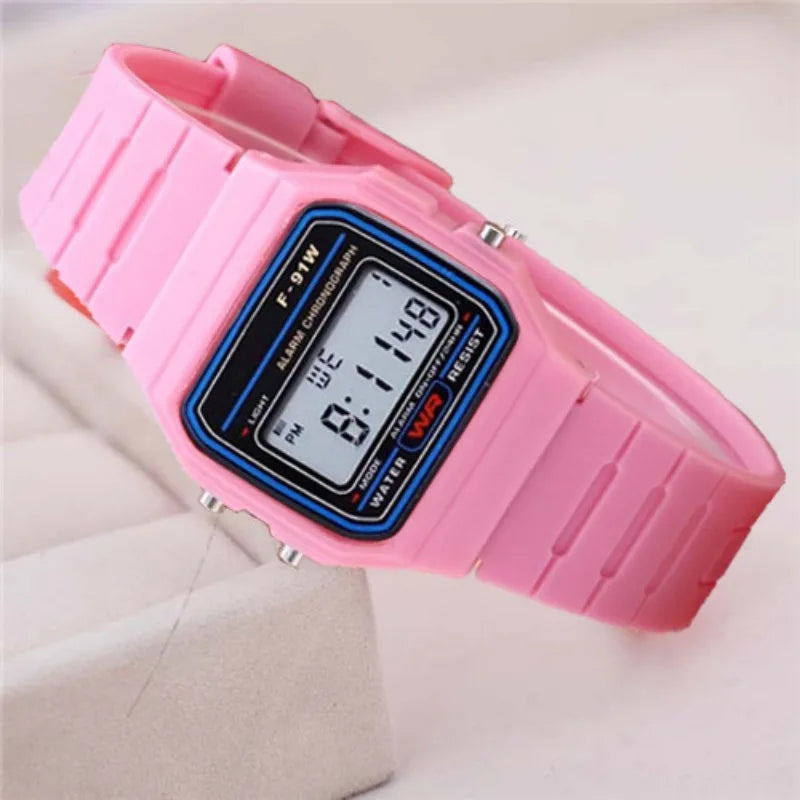 Fashion Mens Watch Digital Led Luxury Stainless Steel Square Wristwatch Electronic Watches for Men Female Clock Reloj Hombre