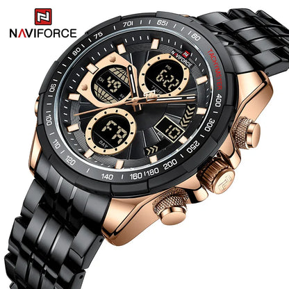 NAVIFORCE NF9197 Analog Digital Chronograph Calendar Watch