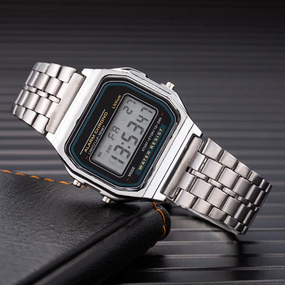Luxury Women's Rose Gold Silicone Watches Women Fashion LED Digital Clock Casual Ladies Electronic Watch Reloj Mujer 2025