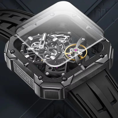 BONEST GATTI BG5804 Nouvelles Montres Mécaniques Automatiques Homme Acier Inoxydable Saphir Montres de Luxe pour Homme