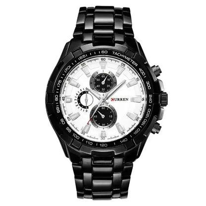 CURREN 8023 Montre à Quartz Homme Étanche Sport Militaire Montres Hommes Affaires Acier Inoxydable Montre-bracelet Horloge Masculine reloj hombre