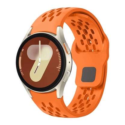 for Samsung Galaxy Watch 7 Strap 4/5/6/FE/classic/Pro 44mm 40mm wrist belt Silicone Sport correa Bracelet Galaxy Watch 7 Band