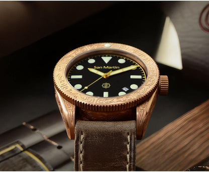 San Martin Bronze Diver Automatic 200M Vintage