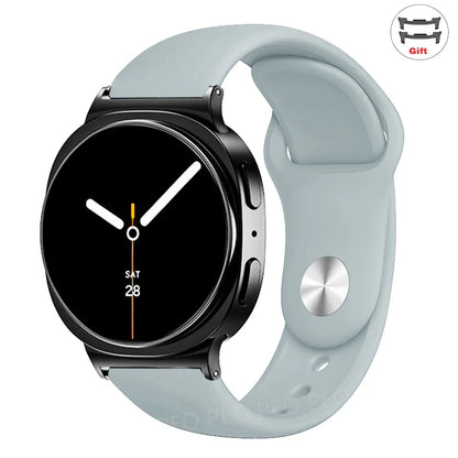 Sports Silicone Strap for Samsung Galaxy Watch 8 40mm 44mm Band No Gaps Correa Bracelet for Galaxy 8 Classic 46mm Accessories