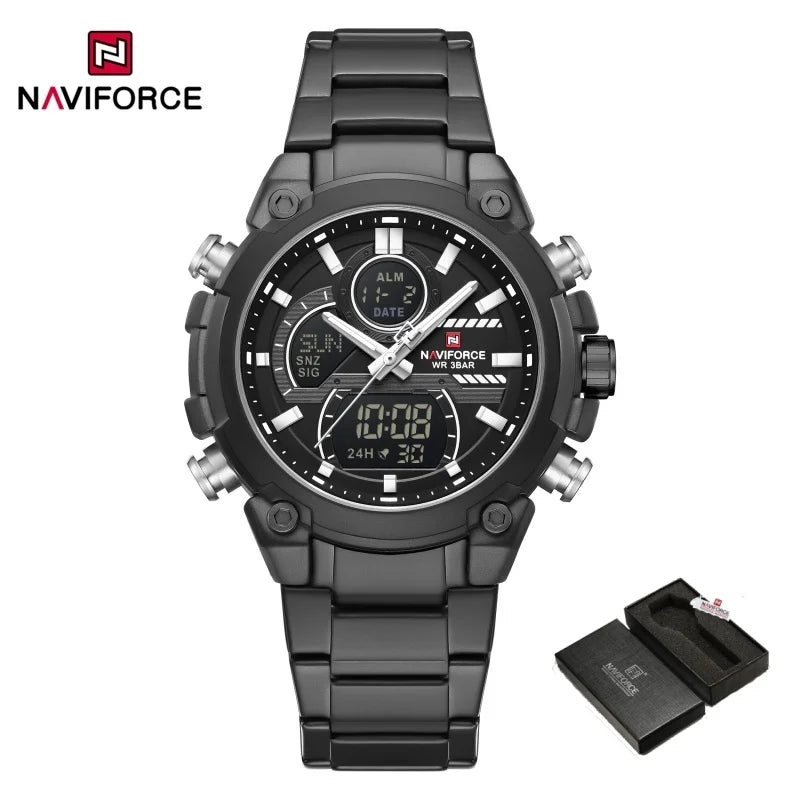NAVIFORCE – Nouvelle montre-bracelet originale pour hommes, étanche, numérique, à la mode, Relogio Masculino 2026, livraison gratuite