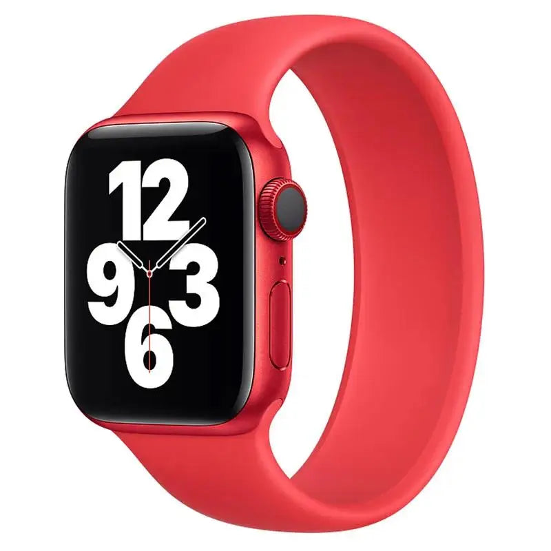 Solo Loop silicone for apple Watch Bands 40mm 44mm 45 41 49mm 42mm 46mm 38 bracelet iwatch series 11 10 9 8 7 6 se3 ultra2 strap
