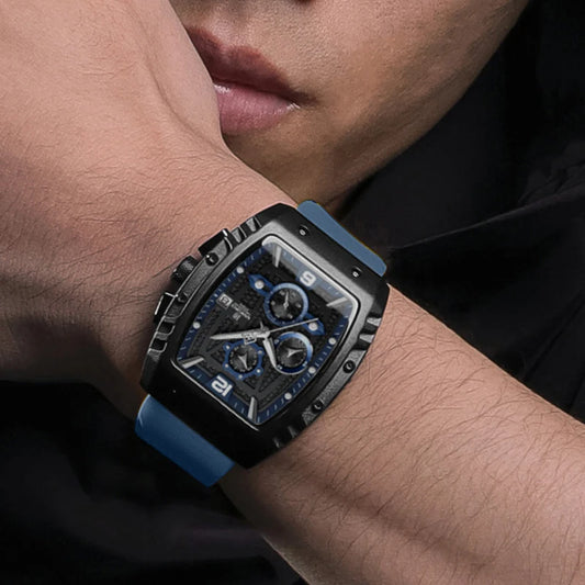 NAVIFORCE NF8025 Military Chronograph Silicone Band Watch