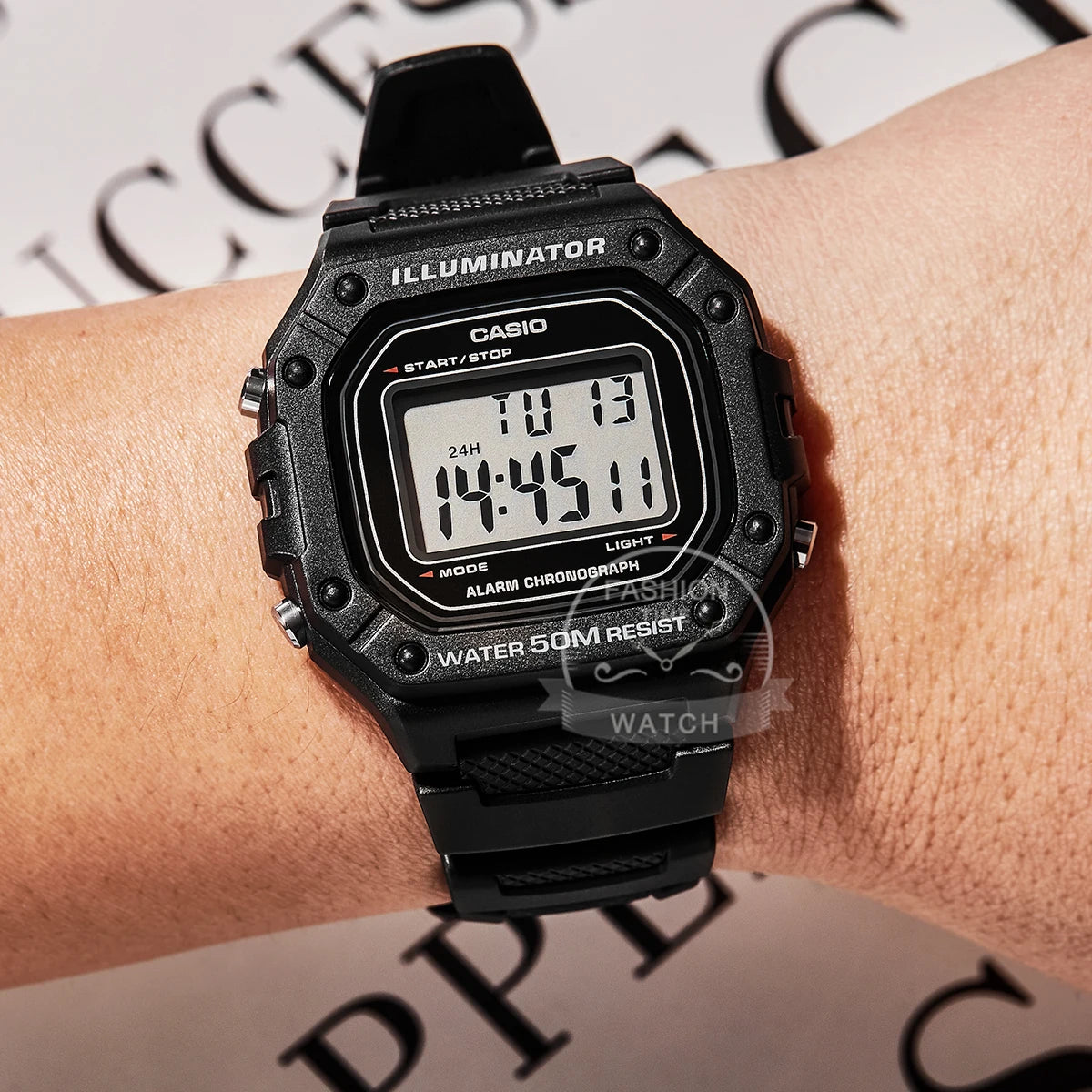 Casio watch for men top luxury set military LED relogio digital watch 50m Waterproof sport watchs W-218H-1A/2A/3A