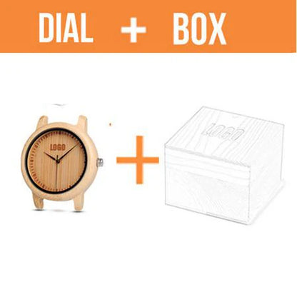 Custom Engraved Logo Fee for Bamboo Wood Watches & Boxes