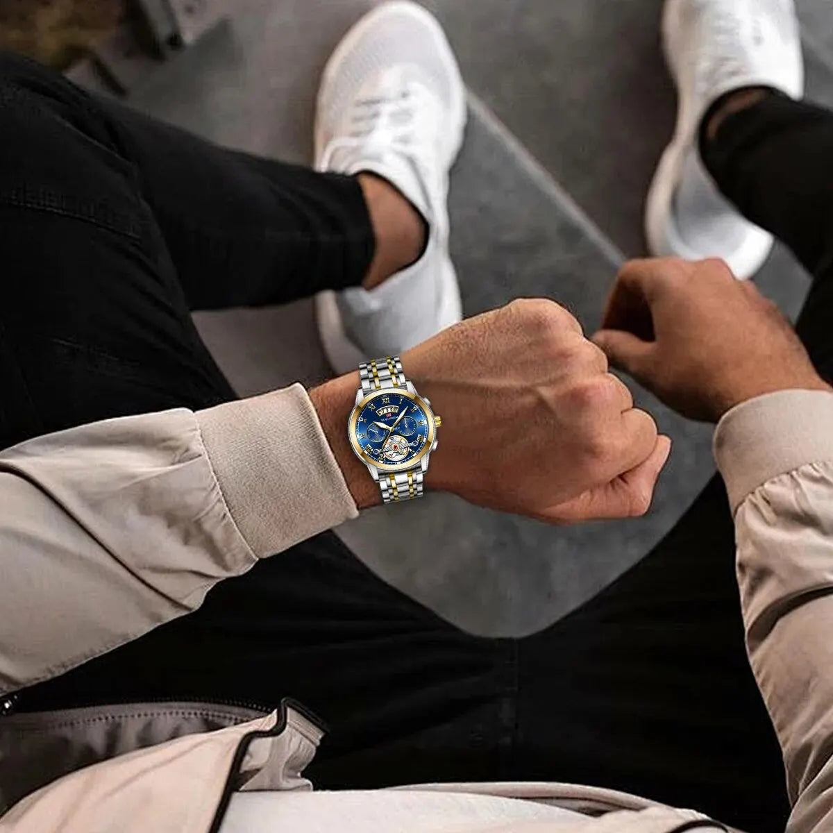 Relogio Masculino Top Brand Stainless Steel Luminescence 3Bar