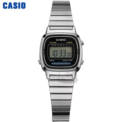 Montre Casio argent montres femmes ensemble marque luxe Étanche numérique Sport montre femme relogio LA670WA-7D/1D
