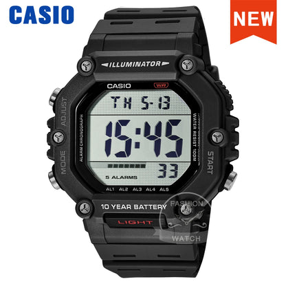 Casio Montre Sport Homme Polyvalente Affichage Numérique Étanche Bracelet Montre AE-1600H-