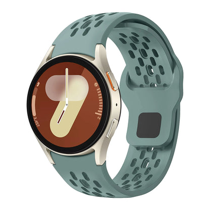 for Samsung Galaxy Watch 7 Strap 4/5/6/FE/classic/Pro 44mm 40mm wrist belt Silicone Sport correa Bracelet Galaxy Watch 7 Band