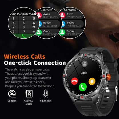 T-Rex 3 Military 1000mAh Battery Smart Watch Adult Men Compass Bluetooth Call AMOLED Screen Heart Rate Waterproof SmartWatches