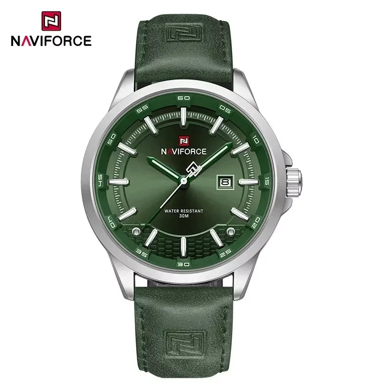 Montres Homme NAVIFORCE Montres-bracelets à Quartz Lumineuses Étanche Calendrier Business Horloges Cadeau Relogio Masculino 2025