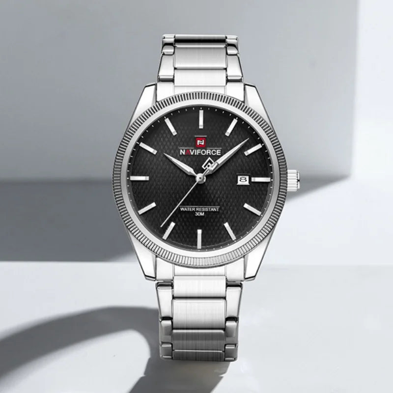 NAVIFORCE NF9276S Zinc Alloy Case Stainless Steel Band Watch