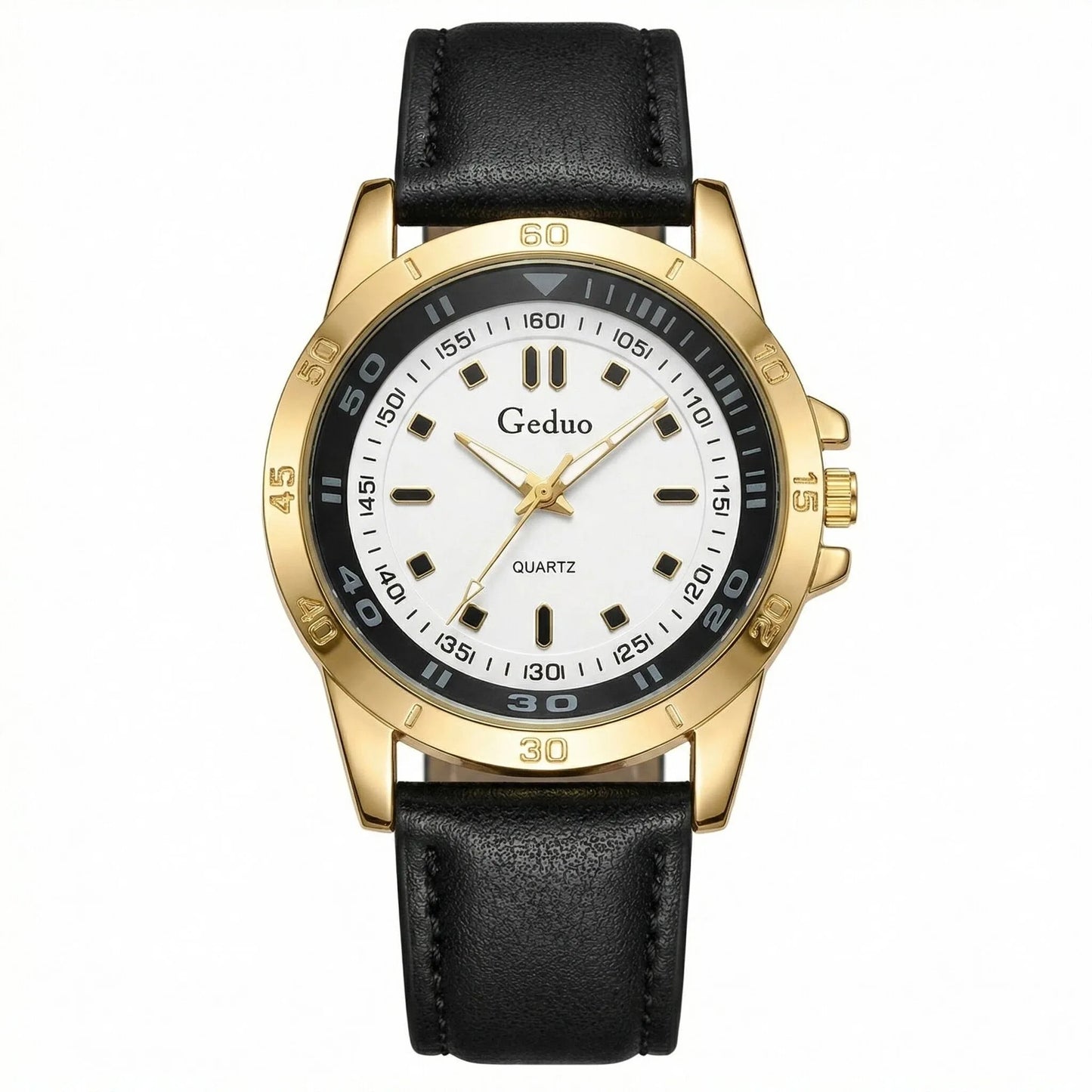 ChronoState 2026 Classic Leather – Montre décontractée à quartz pour hommes | Montre-bracelet analogique tendance