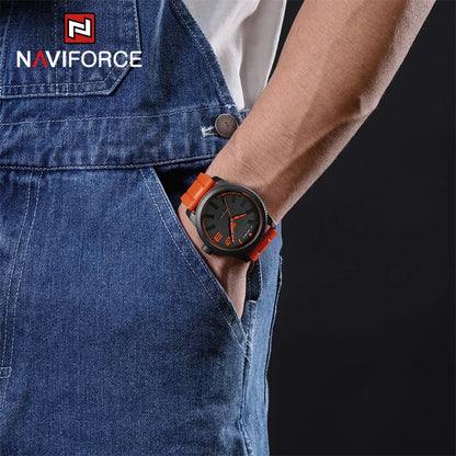 NAVIFORCE NF9202T Military Silicone Strap Watch