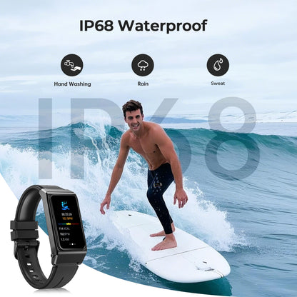 OUKITEL BT11 Smartwatch Oreillette Bluetooth 2-en-1, Surveillance de la santé 24h/24, Écran AMOLED 1,47", Montre connectée de sport étanche