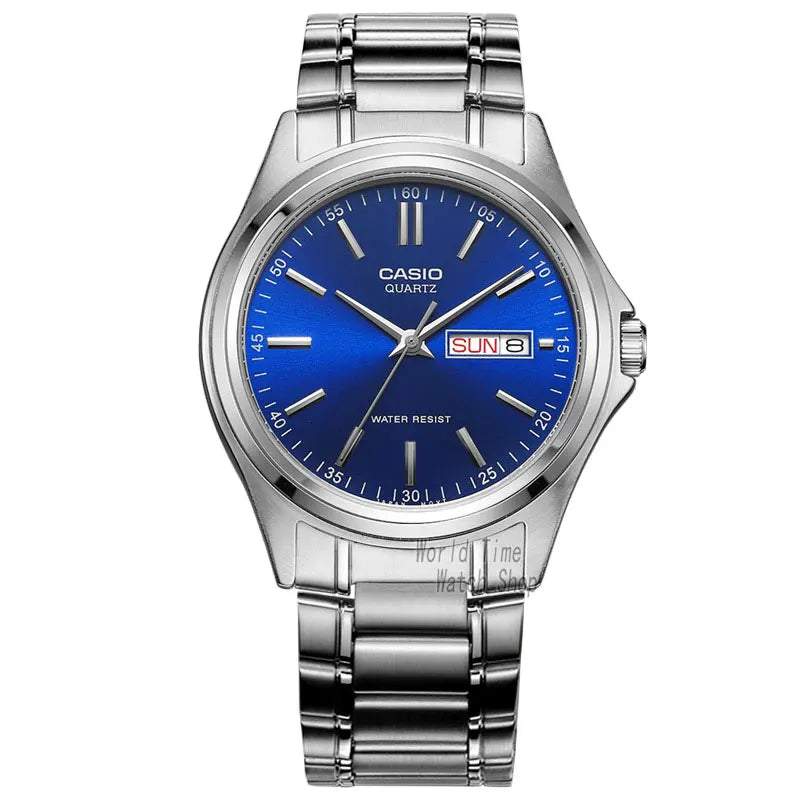 Montre Casio homme simple calendrier hebdomadaire étanche à quartz style décontracté et professionnel