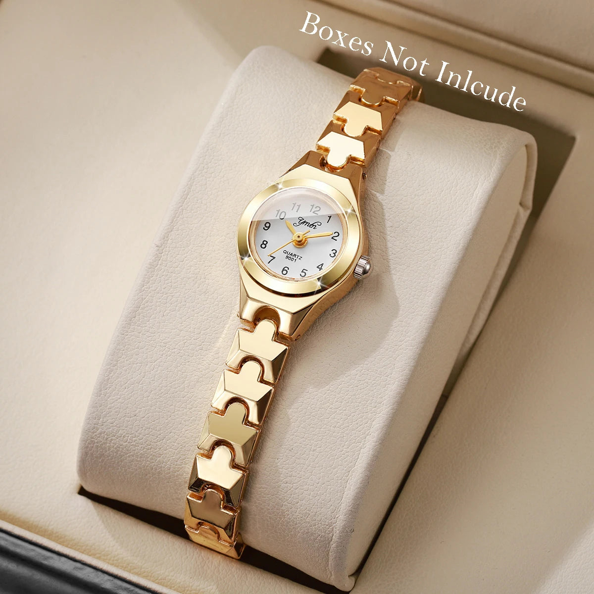 Montres élégantes pour femmes à petit cadran arabe, bracelet fin, montre-bracelet à quartz pour dames Reloj Mujer, cadeau horloge pour filles (sans boîte)