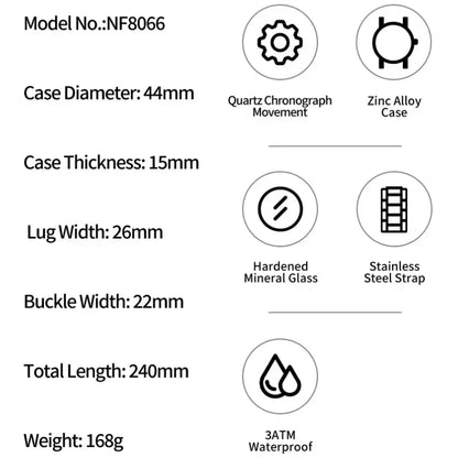 NAVIFORCE – Montre-bracelet à quartz de luxe pour hommes, marque supérieure, étanche, chronographe, 2025, date automatique