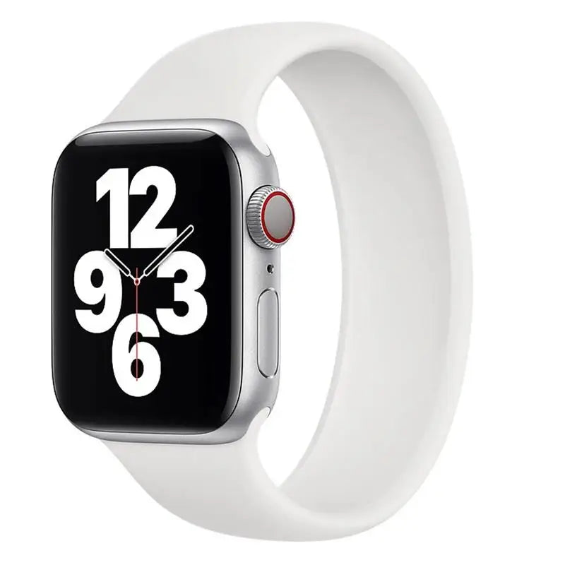 Solo Loop silicone for apple Watch Bands 40mm 44mm 45 41 49mm 42mm 46mm 38 bracelet iwatch series 11 10 9 8 7 6 se3 ultra2 strap
