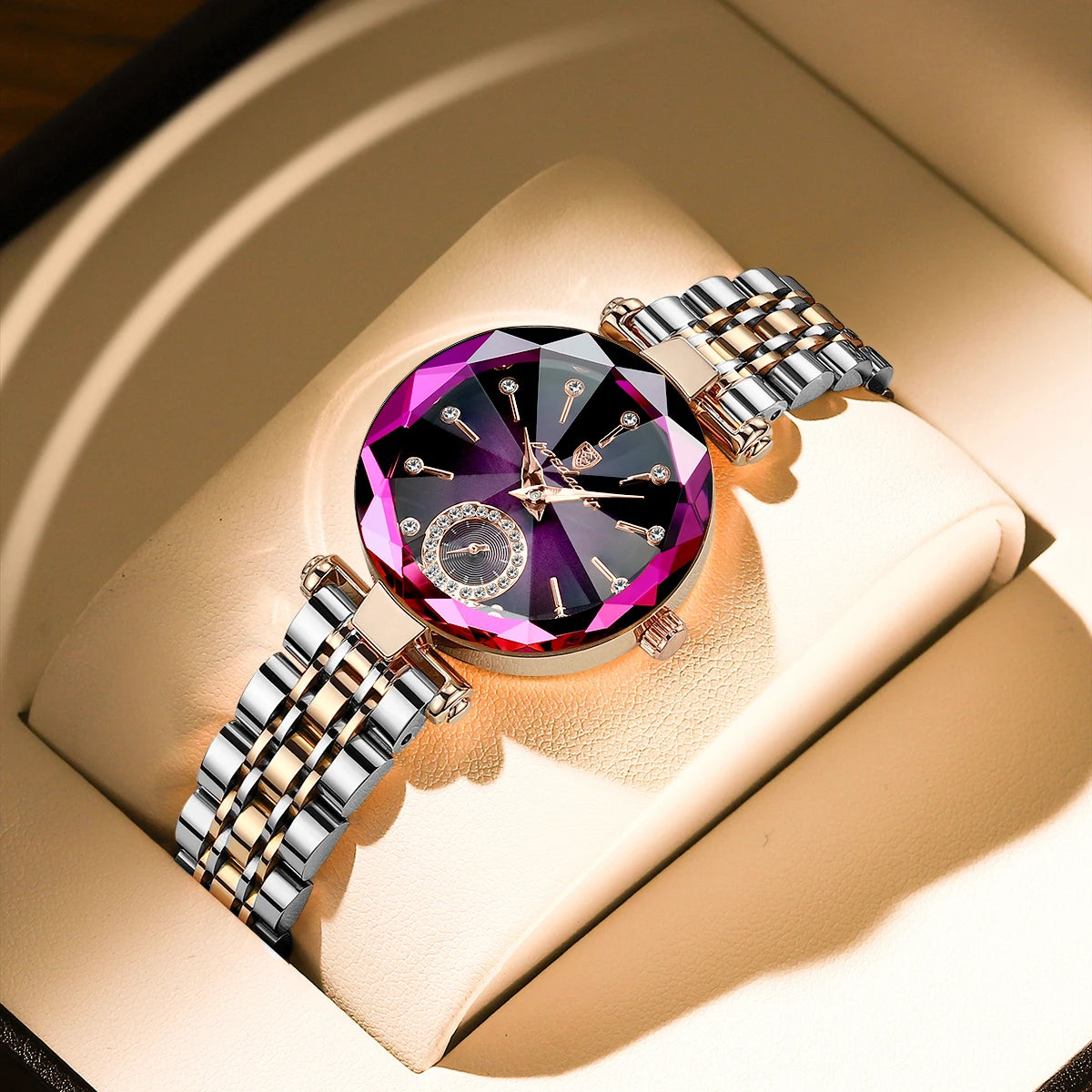 POEDAGAR Luxury Elegant Ladies Wristwatch Waterproof Stainless Steel Quartz Watches For Woman Simple Casual Dress Women's Watch