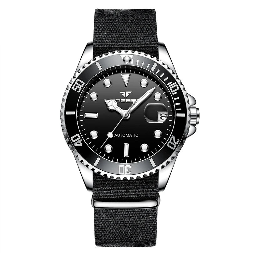 BINBOND Luxury mechanical wristwatches for men luminous waterproof automatic tourbillon men's watch business skeleton reloj