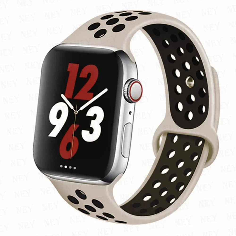 Sport Strap For Apple Watch Band Ultra 49mm 44mm 45mm 38/40mm/41mm Silicone Pride Bracelet correa iWatch Series 8 7 6 4 5 3 9 SE