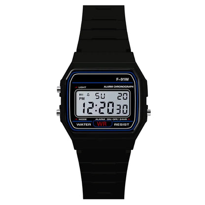 Montre de sport de luxe analogique et numérique militaire LED étanche pour homme, femme et enfant avec bracelet et alarme
