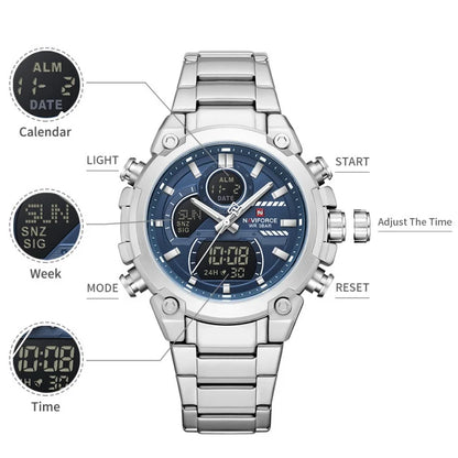 NAVIFORCE – Nouvelle montre-bracelet originale pour hommes, étanche, numérique, à la mode, Relogio Masculino 2026, livraison gratuite