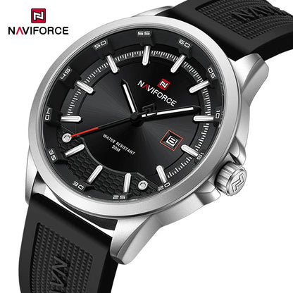 NAVIFORCE NF9248T Business Casual Silicone Strap Watch