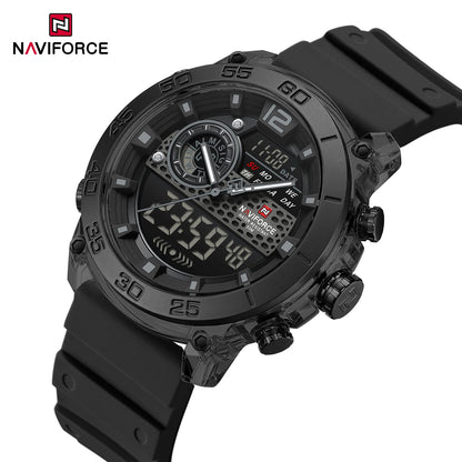 NAVIFORCE NF6104 Dual Display Multifunction Watch