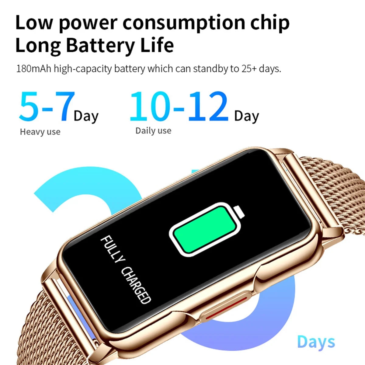 Montre intelligente LIGE pour hommes et femmes, bracelet intelligent de fitness, moniteur de fréquence cardiaque et de tension artérielle, étanche, appels Bluetooth